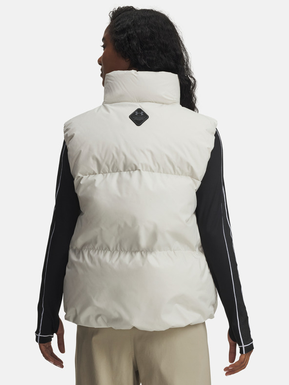 Under Armour Ženski prsluk Under Armour Limitless Down Puffer Vest-WHT