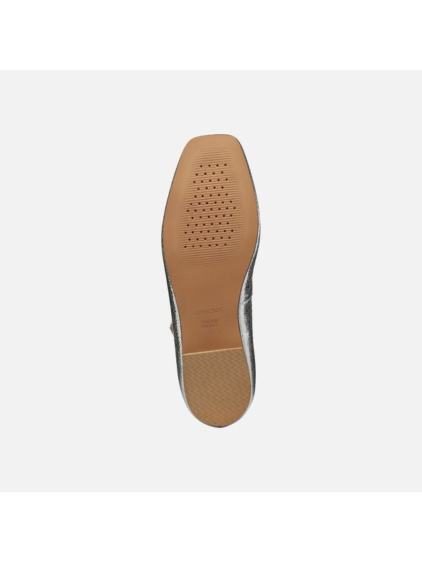 Geox Srebrne ženske balerinke Geox Marsilea