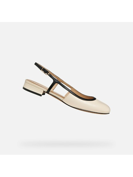 Geox Krem ženske balerinke Geox Virnilisa B