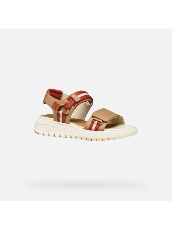 Geox Bež ženske sandale Geox Flextride S