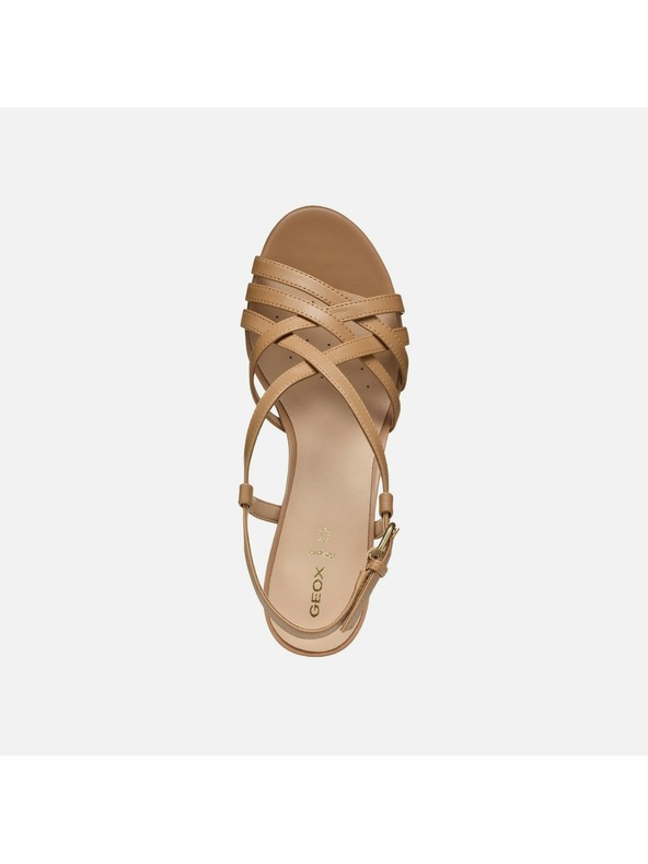 Geox Svjetlo smeđe ženske sandale Geox Virnilisa 65 S