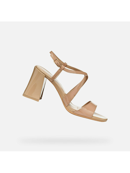 Geox Svijetlo smeđe ženske sandale Geox New Eraklia 80 T01