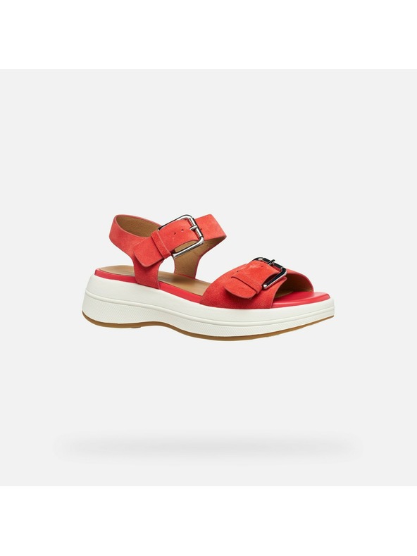 Geox Crvene ženske sandale Geox Spherica Ecub-3 S