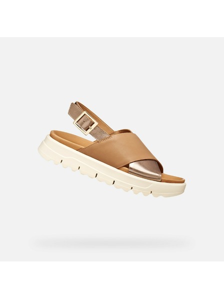 Geox Bež ženske sandale Geox Xand 2.1S