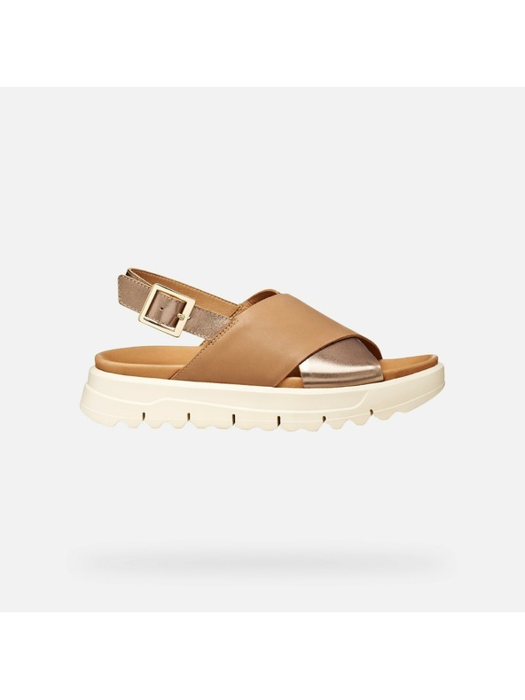 Geox Bež ženske sandale Geox Xand 2.1S