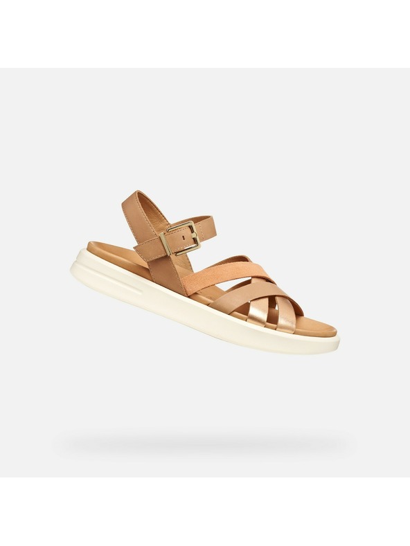 Geox Bež ženske sandale Geox Xand 2S
