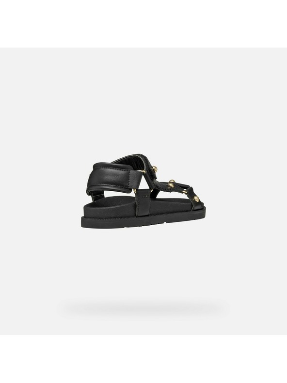 Geox Crne djevojčinske sandale Geox Sandal Foammentera