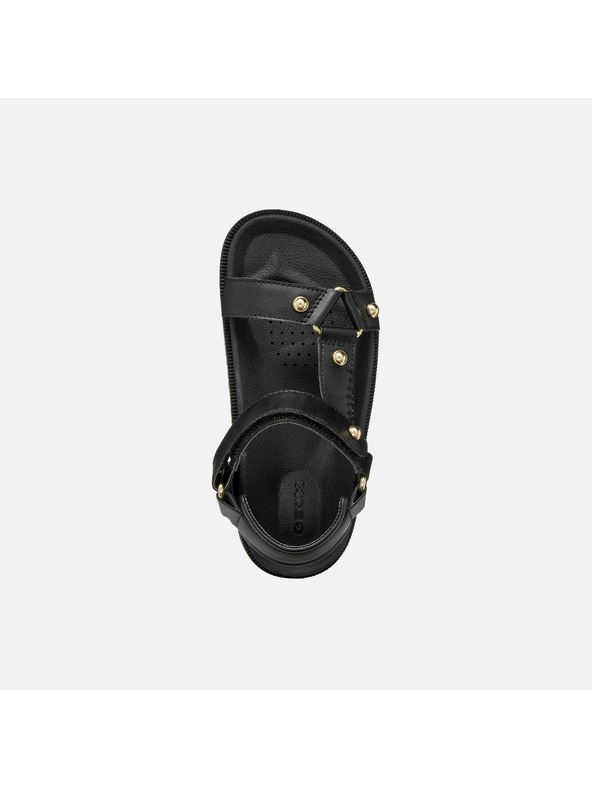 Geox Crne djevojčinske sandale Geox Sandal Foammentera
