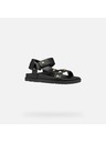 Geox Crne djevojčinske sandale Geox Sandal Foammentera