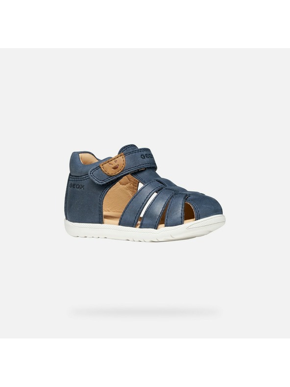 Geox Tamno plave dječačke cipele za prve korake Geox Sandal Macchia