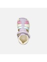 Geox Ljubičaste djevojčinske cipele za prve korake Geox Sandal Macchia