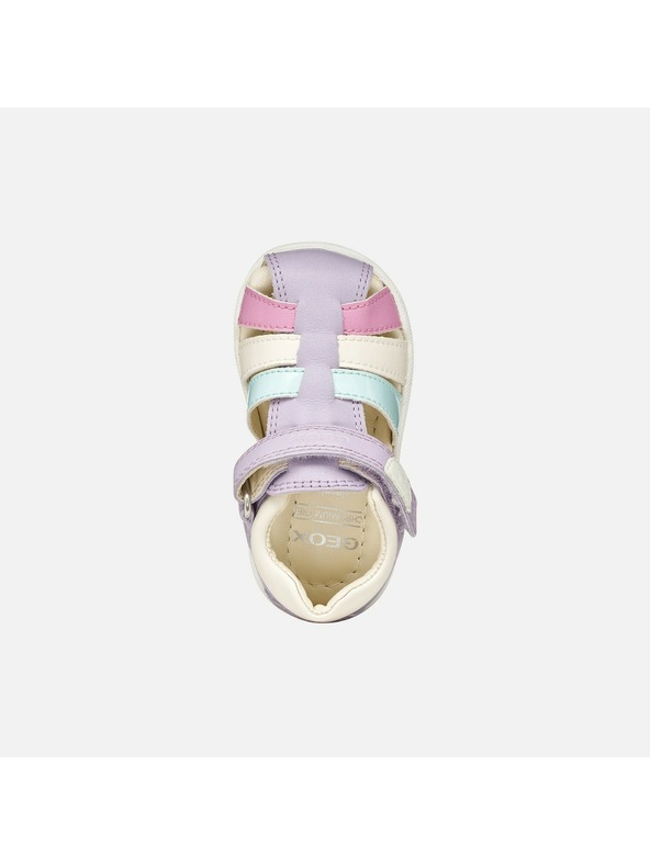 Geox Ljubičaste djevojčinske cipele za prve korake Geox Sandal Macchia