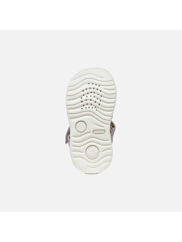 Geox Ljubičaste djevojčinske cipele za prve korake Geox Sandal Macchia