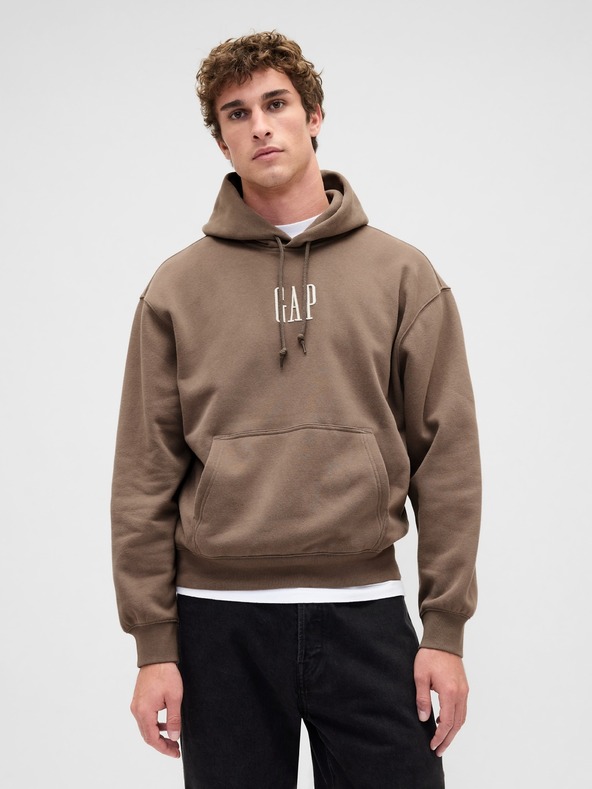 GAP Oversize dukserica s logom VintageSoft GAP