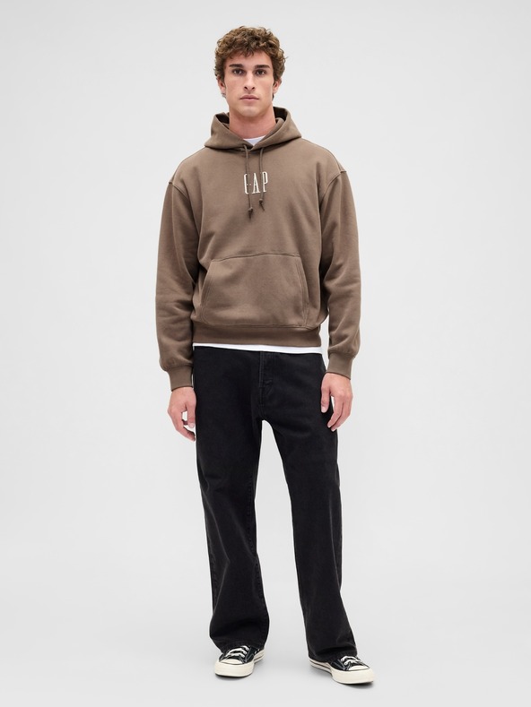 GAP Oversize dukserica s logom VintageSoft GAP