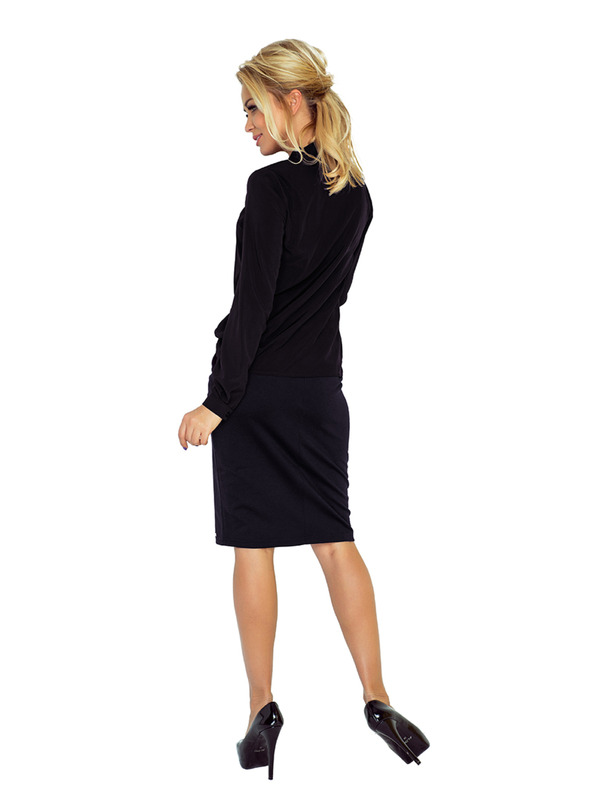 numoco Bluza s vezom - crna