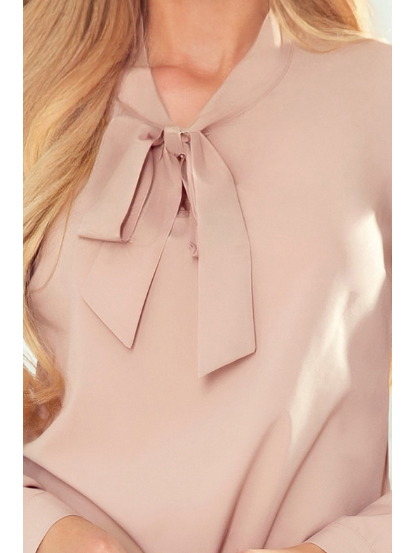 numoco Bluza s vezom - bež boja