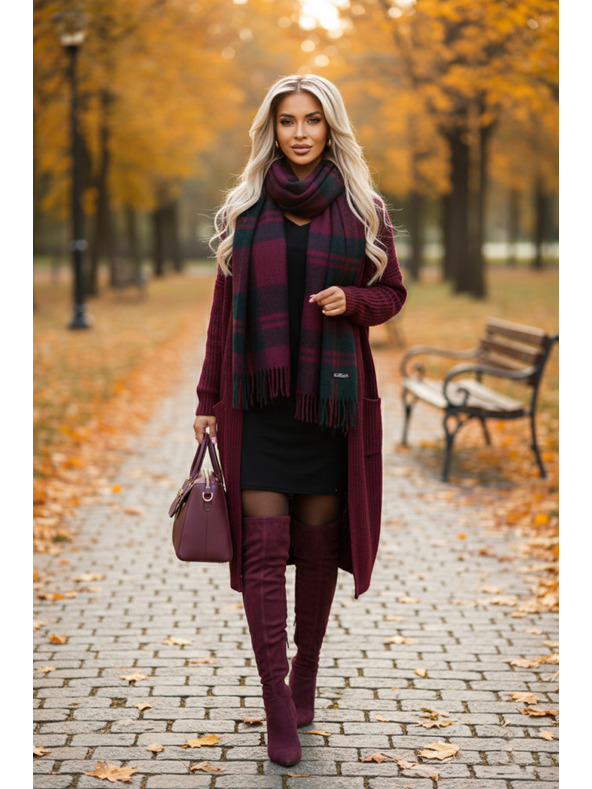 numoco Udobne šišmiš haljine s dugim rukavom - crne