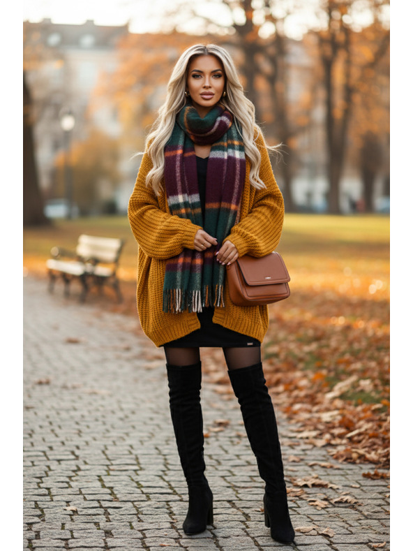 numoco Udobne šišmiš haljine s dugim rukavom - crne