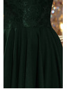 numoco NICOLLE - Ekskluzivne haljine s čipkom - tamno zelene