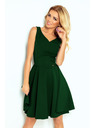 numoco Haljine - srcoliki izrez - tamno zelena