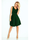 numoco Haljine - srcoliki izrez - tamno zelena