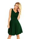 numoco Haljine - srcoliki izrez - tamno zelena