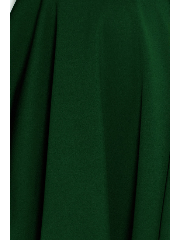 numoco Haljine - srcoliki izrez - tamno zelena