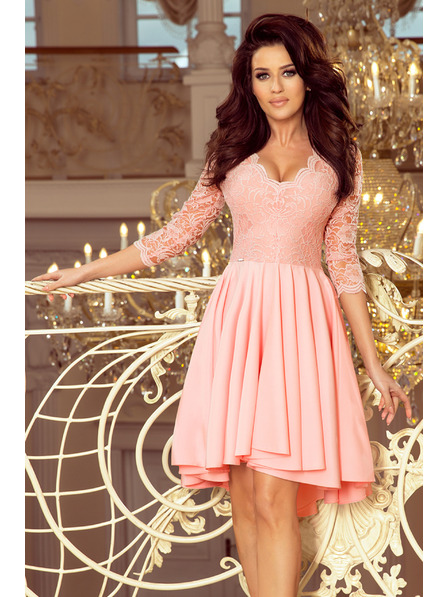 numoco NICOLLE - Ekskluzivne haljine s čipkom - pastelno ružičasta