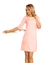 numoco NEVA Trapezaste haljine s mašnom - pastelno ružičasta
