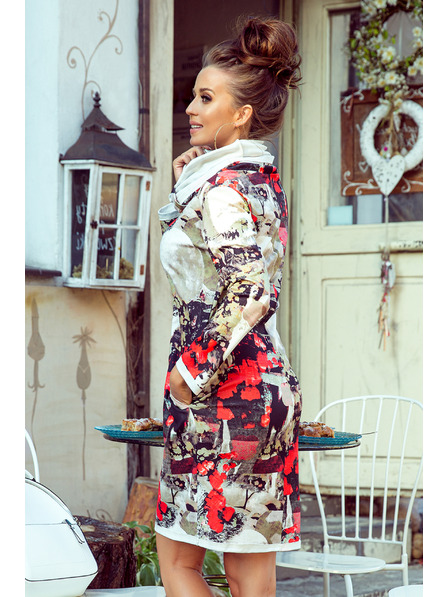 numoco IRENE Rolka haljina - šareni uzorak