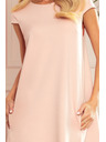 numoco CELINE Trapezaste haljine s džepovima - pastelno ružičasta