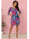 numoco LILA Cvjetne haljine s vezanim rukavom