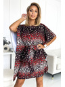 numoco SOFIA Leptir haljina sa vezivanjem struka - leopard