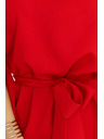 numoco SOFIA Leptir haljina s kravatom u struku - crvena