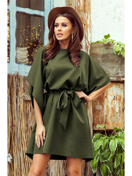 numoco SOFIA Leptir haljina - KHAKI