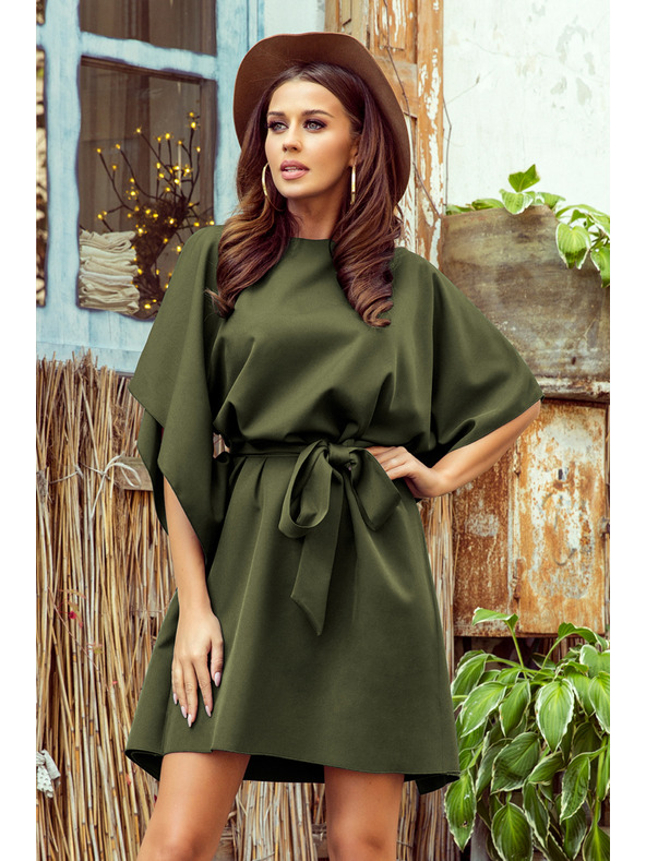 numoco SOFIA Leptir haljina - KHAKI