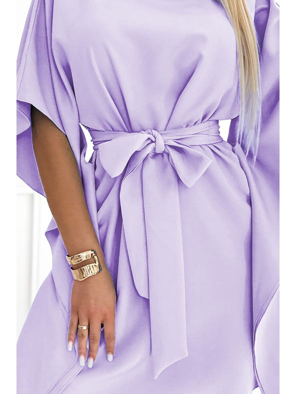 numoco SOFIA Leptir haljine - svijetli vrijesak