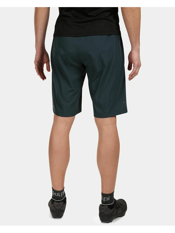 Kilpi Muške kratke biciklističke hlače za slobodni stil Kilpi HIXON-M Tamnozelene