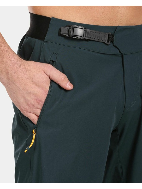 Kilpi Muške kratke biciklističke hlače za slobodni stil Kilpi HIXON-M Tamnozelene