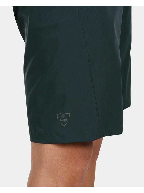 Kilpi Muške kratke biciklističke hlače za slobodni stil Kilpi HIXON-M Tamnozelene