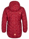Kilpi Djevojački zimski prošiveni kaput Kilpi DAMIA-JG Tamno crvena