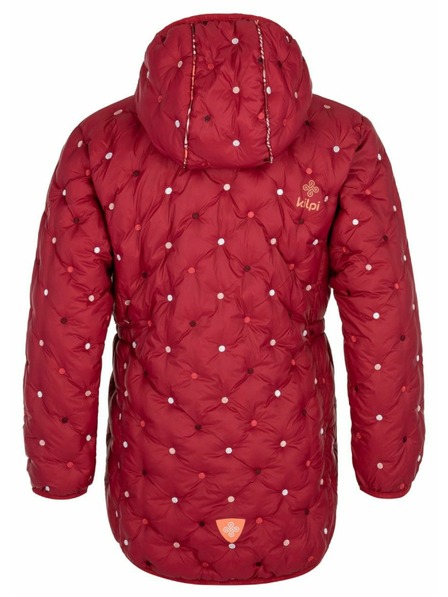 Kilpi Djevojački zimski prošiveni kaput Kilpi DAMIA-JG Tamno crvena