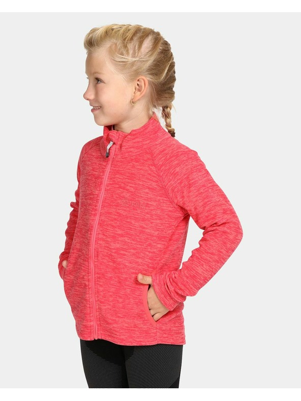 Kilpi Dječji flis hoodie Kilpi ALACANT-J Ružičasta