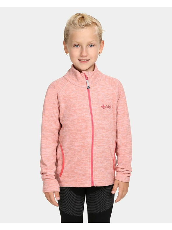 Kilpi Dječji flis hoodie Kilpi ALACANT-J Svijetlo ružičasta