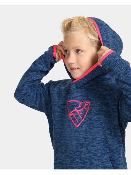 Kilpi Djevojčinski flis hoodie Kilpi FLOND-JG Tamno plava