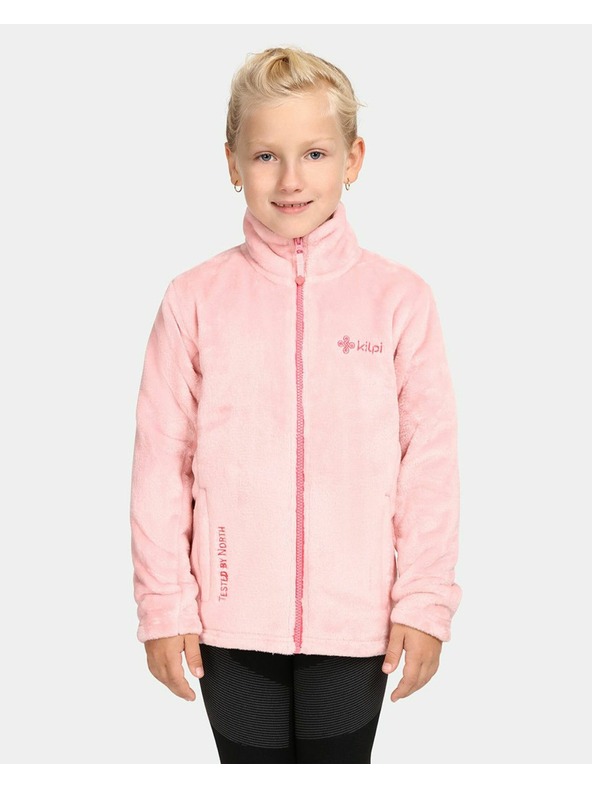 Kilpi Dječji flis hoodie Kilpi ERIN-J Svijetlo ružičasta