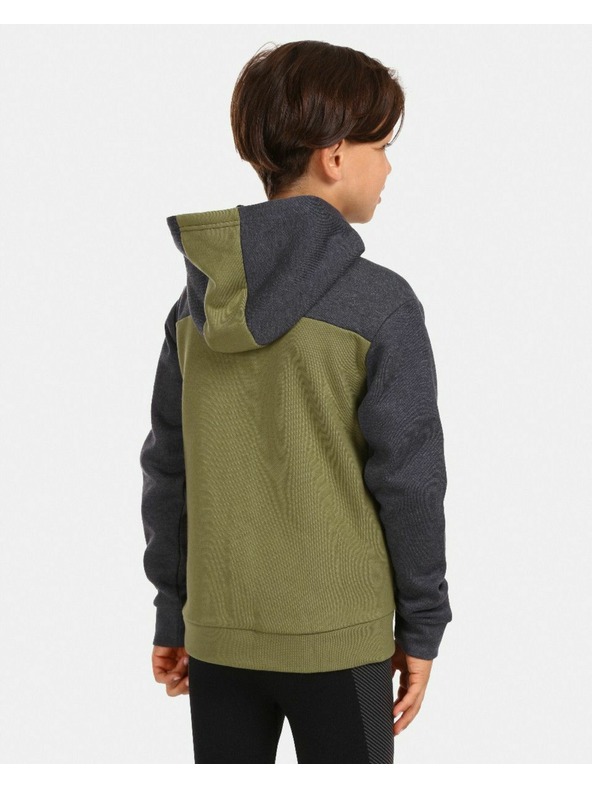 Kilpi Dječji pamučni hoodie Kilpi PREDA-JB Zelena
