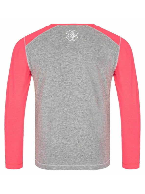 Kilpi Djevojčinska pamučna majica dugih rukava Kilpi SONIER-JG Svijetlo siva