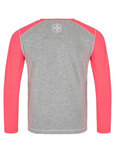 Kilpi Girls' Long Sleeve Cotton T-Shirt Kilpi SONIER-JG Light Gray